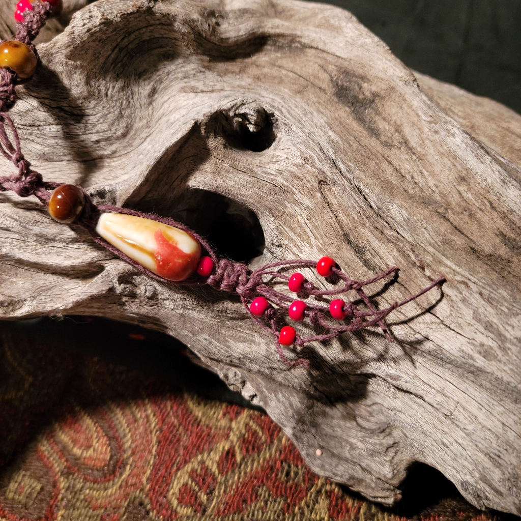Handmade By Me! Macrame Flower Child Necklace